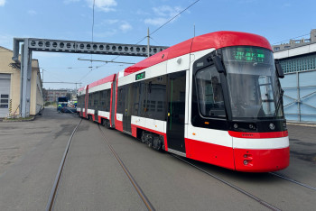 Do Brna dorazila první z patnácti nových tramvají Škoda ForCity Do Brna dorazila první z patnácti nových tramvají Škoda ForCity